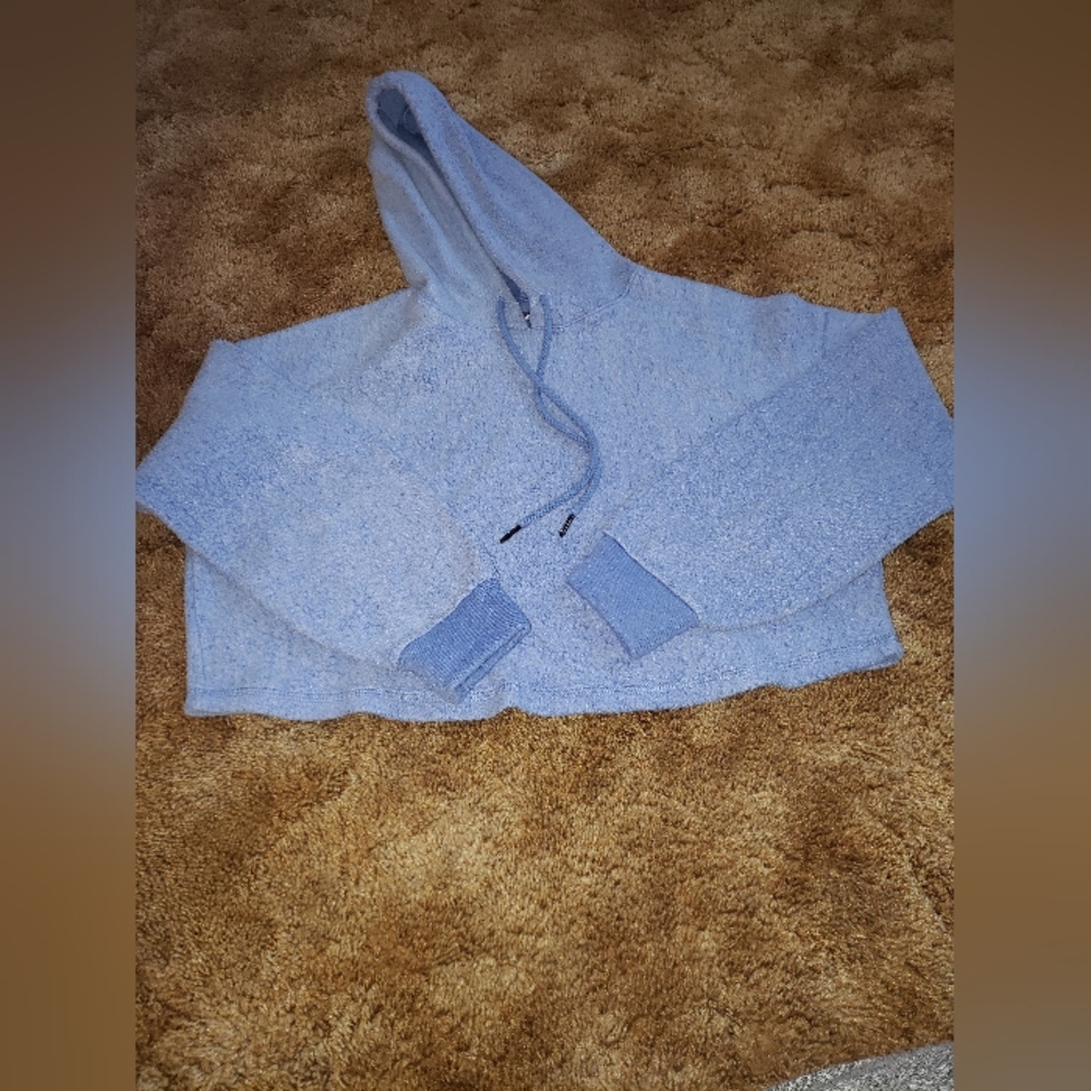 Zella fleece cropped hoodie